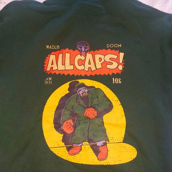 Madlib MF Doom Hoodie Sweatshirt Rap Hip Hop Streetwear Size medium - Picture 3 of 7